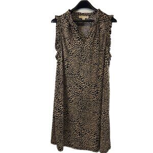 Michael Kors Dress Leopard Print- Plus Size 1X